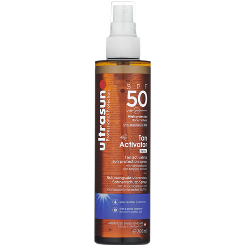 Ultrasun Body Tan Activator Sun Protection Spray PA++++ SPF50 200ml