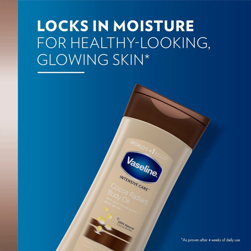 Vaseline Intensive Care Cocoa Radiant Body Gel Oil 200ml
