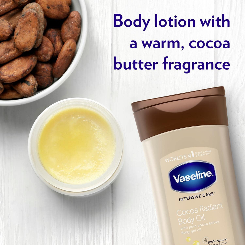 Vaseline Intensive Care Cocoa Radiant Body Gel Oil 200ml