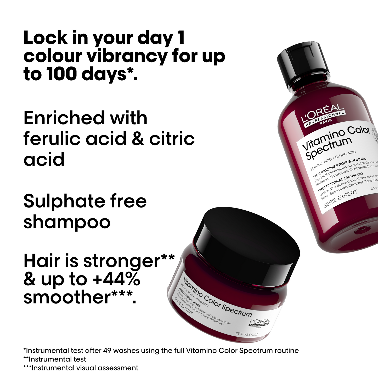 L'Oreal Professionnel Serie Expert Vitamino Colour Spectrum Shampoo, Mask & Serum Trio