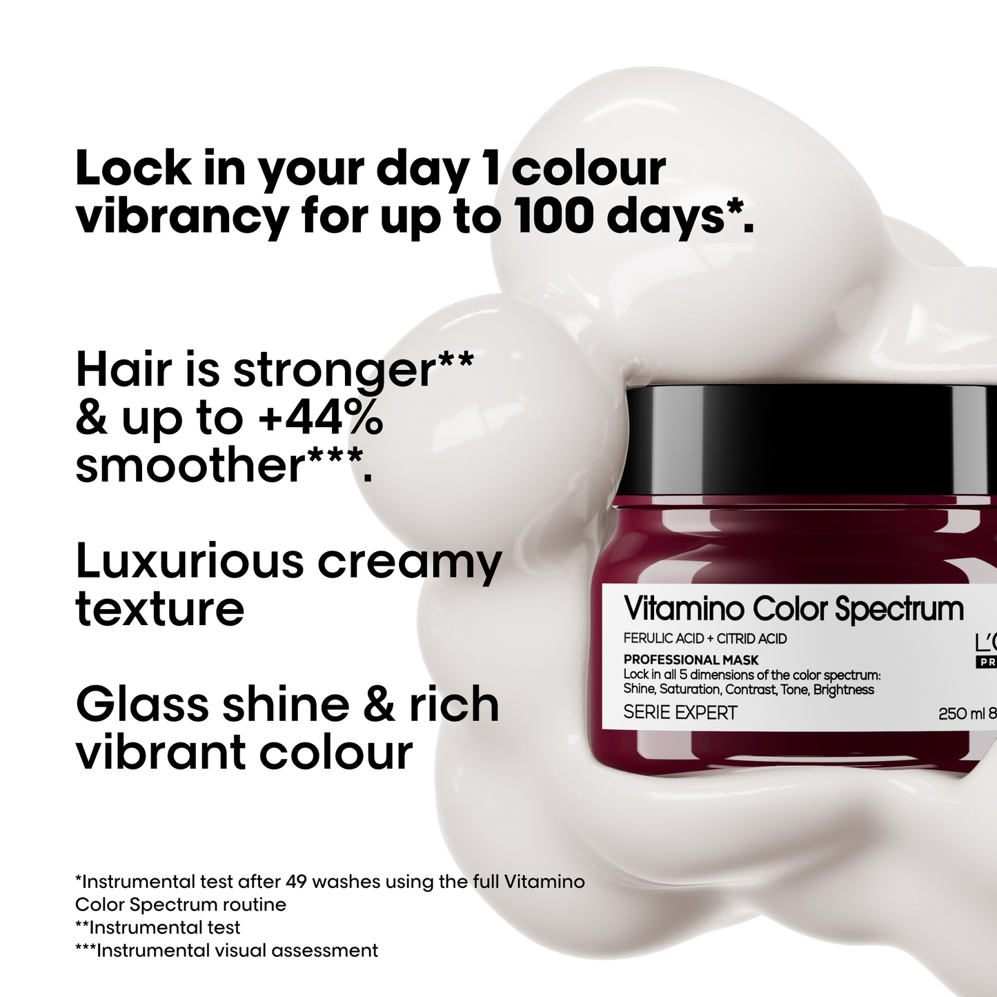 L'Oreal Professionnel Serie Expert Vitamino Colour Spectrum Shampoo 300ml & Rinse-Off Mask 250ml Twin