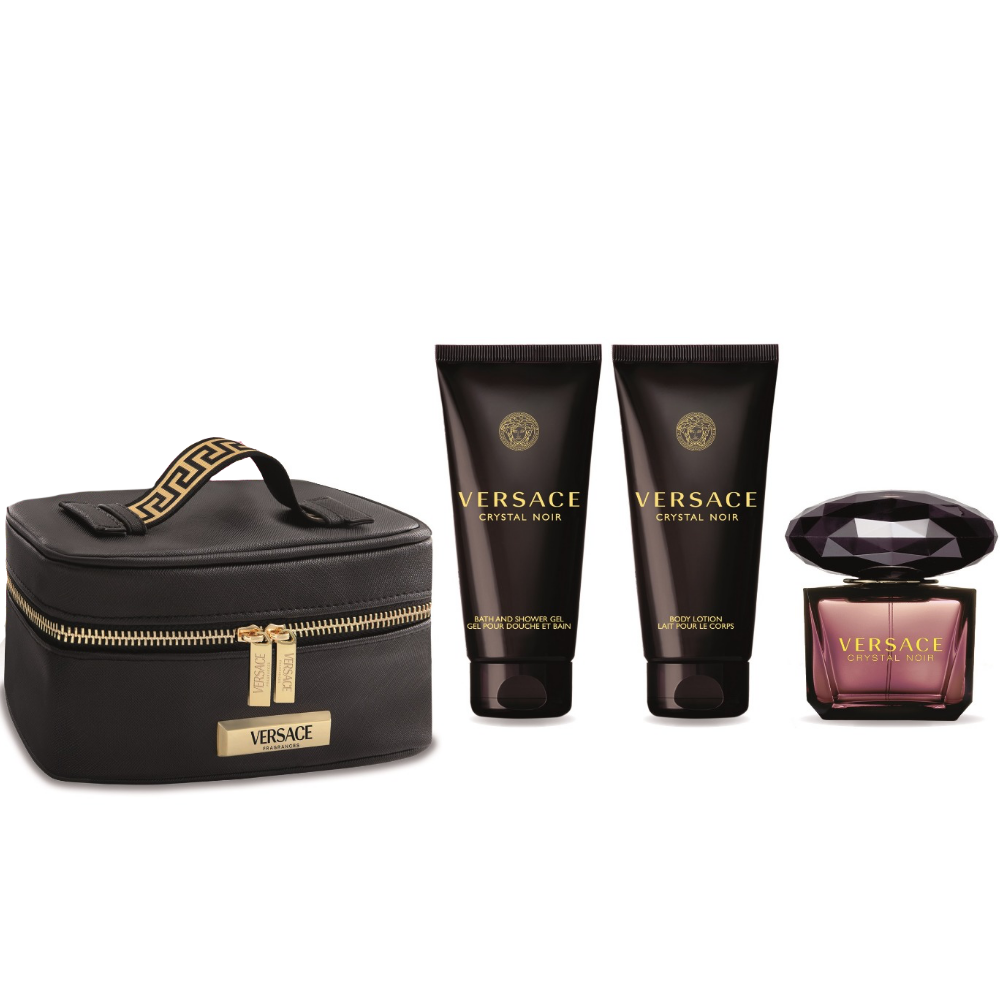 Versace Crystal Noir Eau De Parfum Gift Set 90ml