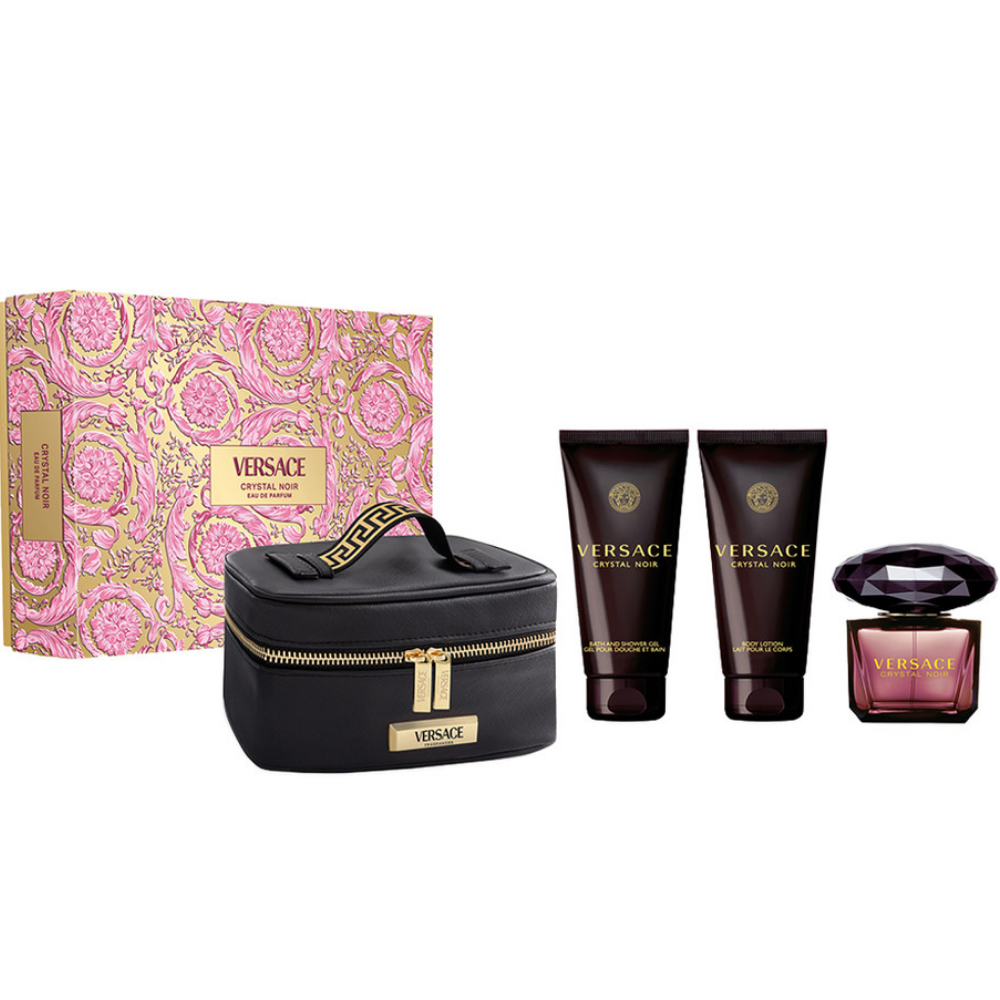 Versace Crystal Noir Eau De Parfum Gift Set 90ml