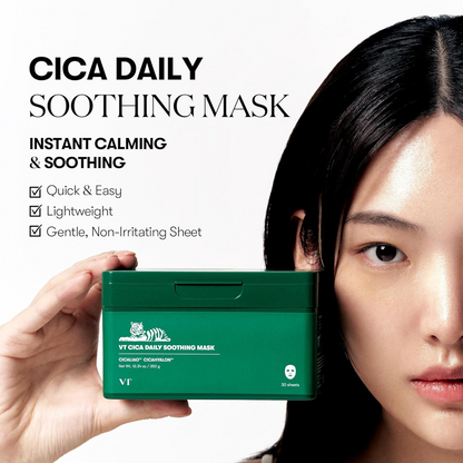 VT Cosmetics Cica Daily Soothing Sheet Mask 30 Sheets