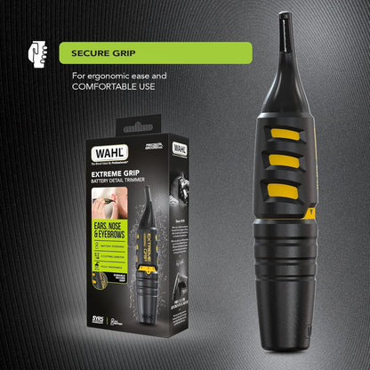 Wahl 3-In-1 Extreme Grip Ear, Nose & Brow Battery Detail Trimmer