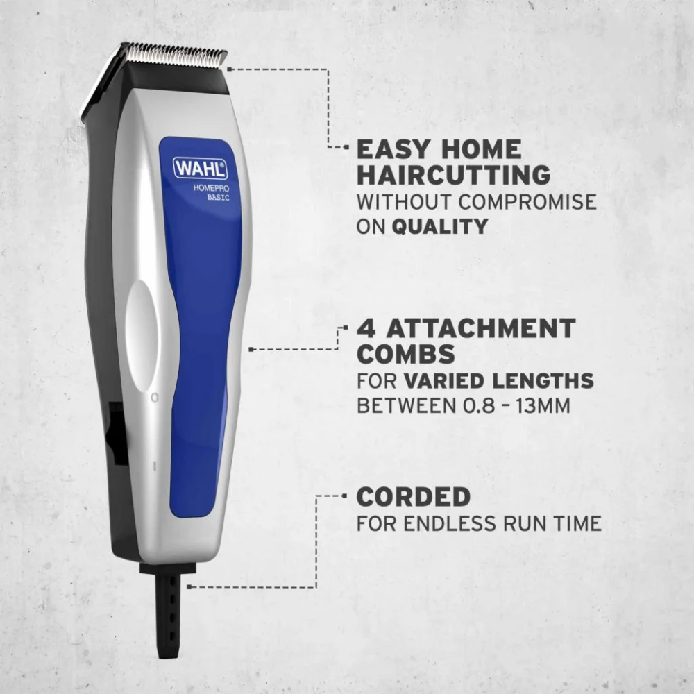 Wahl Homepro Basic Corded Hair Clipper Kit