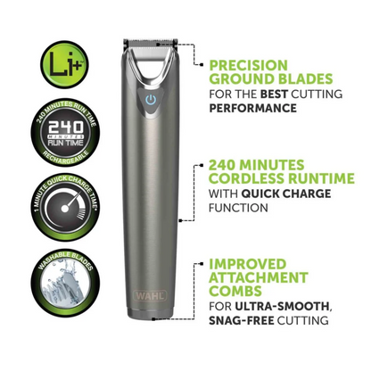 Wahl Stainless Steel Stubble & Beard Trimmer