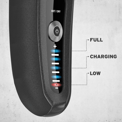 Wahl Lifeproof Plus Wet/Dry Lithium Shaver Black