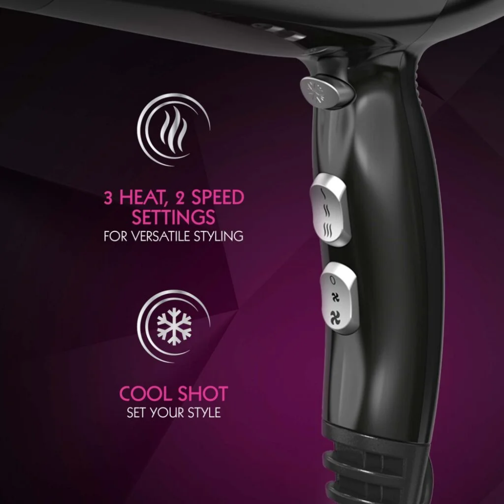 Wahl Power Shine Hair Dryer 2000W Black