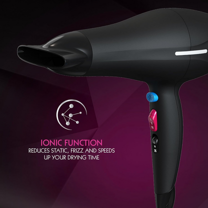 Wahl Ionic Smooth Hair Dryer 2200W Black