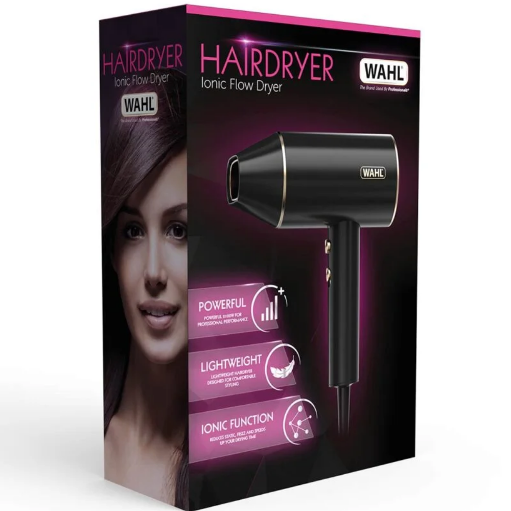 Wahl Ionic Flow Hair Dryer Black