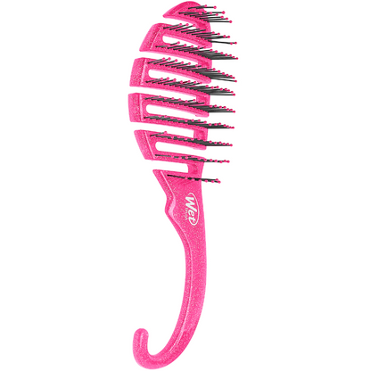 Wet Brush Shower Detangler Brush Glitter Pink