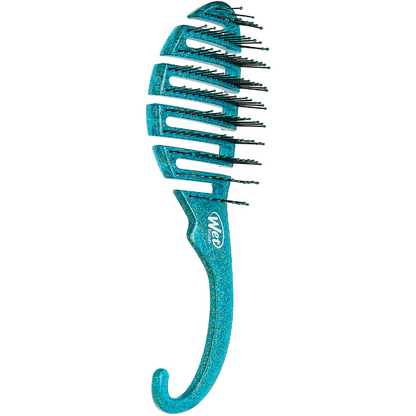 Wet Brush Shower Detangler Brush Glitter Teal