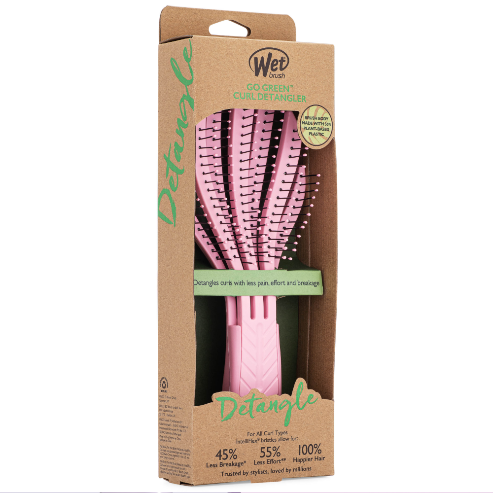 Wet Brush Go Green Curl Detangler Brush Pink