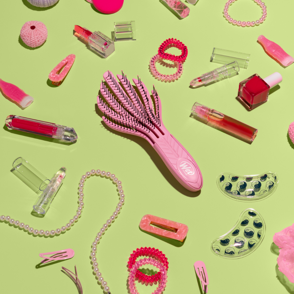 Wet Brush Go Green Curl Detangler Brush Pink