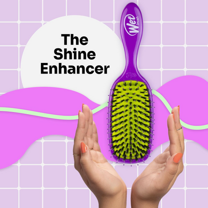 Wet Brush Shine Enhancer Detangler Brush Purple