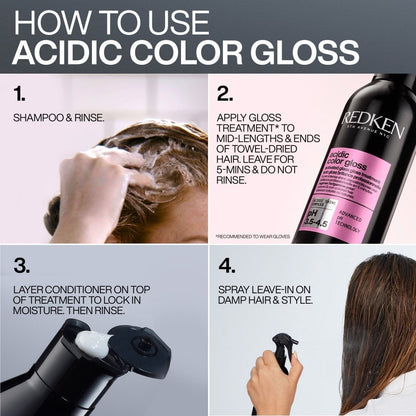 Redken Acidic Colour Gloss Gentle Cleansing Shampoo 1000ml