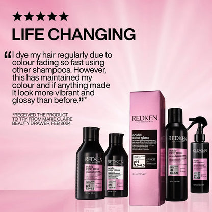 Redken Acidic Colour Gloss Shampoo 300ml & Colour Protection Conditioner 300ml Twin
