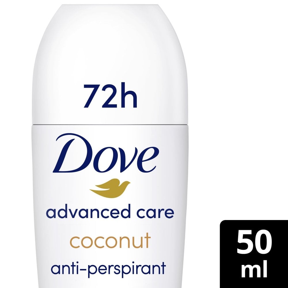 Dove Advanced Care 72h Coconut Anti-Perspirant Deodorant Roll-On 50ml