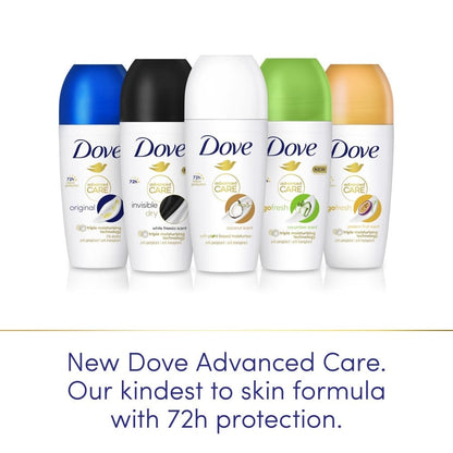 Dove Advanced Care 72h Coconut Anti-Perspirant Deodorant Roll-On 50ml