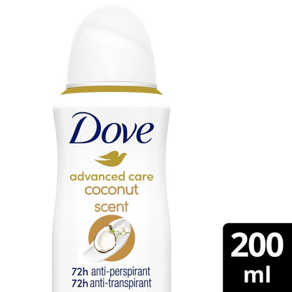 Dove Advanced Care 72h Coconut & Jasmine Flower Anti-Perspirant Deodorant Spray 200ml