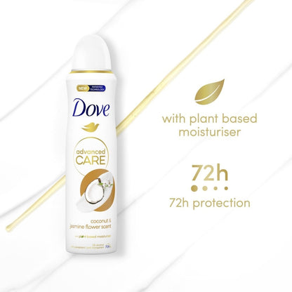 Dove Advanced Care 72h Coconut & Jasmine Flower Anti-Perspirant Deodorant Spray 200ml