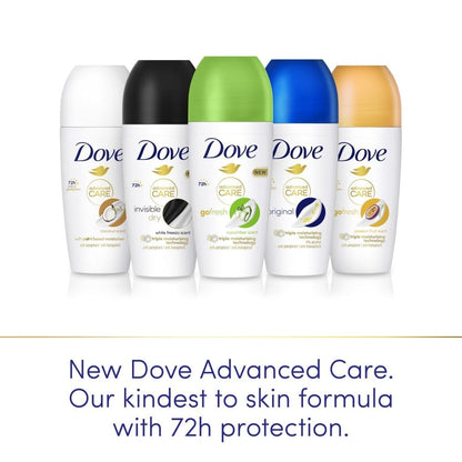 Dove Advanced Care 72h Go Fresh Cucumber Anti-Perspirant Deodorant Roll-On 50ml