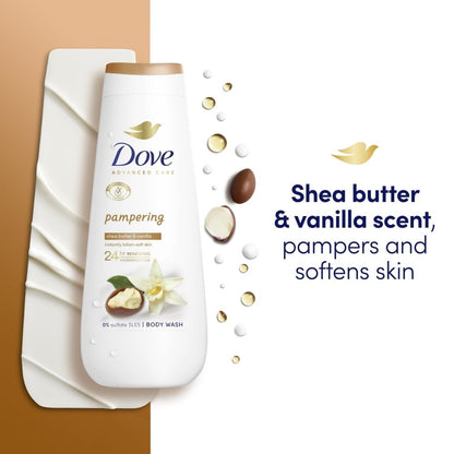 Dove Advanced Care Pampering Body Wash 400ml