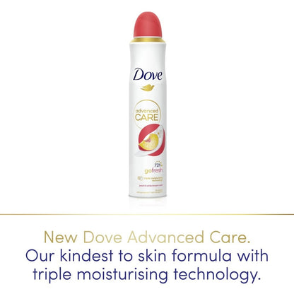 Dove Advanced Care 72h Go Fresh Peach & White Blossom Anti-Perspirant Deodorant Spray 200ml