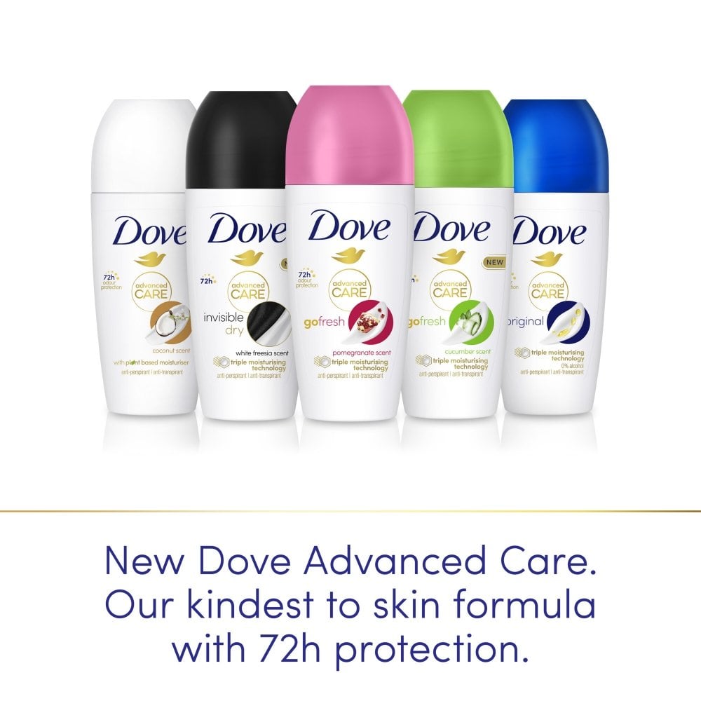 Dove Advanced Care 72h Go Fresh Pomegranate Anti-Perspirant Deodorant Roll-On 50ml