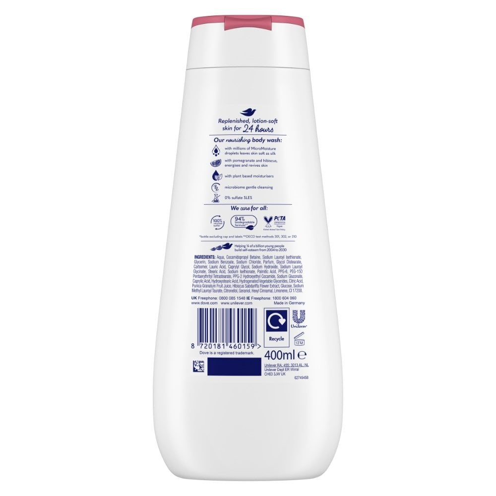 Dove Advanced Care Reviving Body Wash 400ml