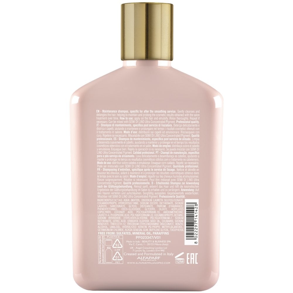 Alfaparf Milano Lisse Design Keratin Therapy Maintenance Shampoo 250ml