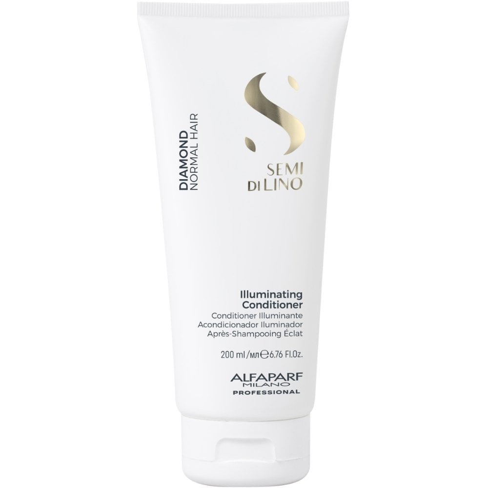 Alfaparf Milano Semi Di Lino Diamond Illuminating Shampoo 250ml & Conditioner 200ml Twin