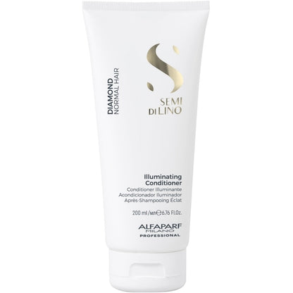 Alfaparf Milano Semi Di Lino Diamond Illuminating Shampoo 250ml & Conditioner 200ml Twin