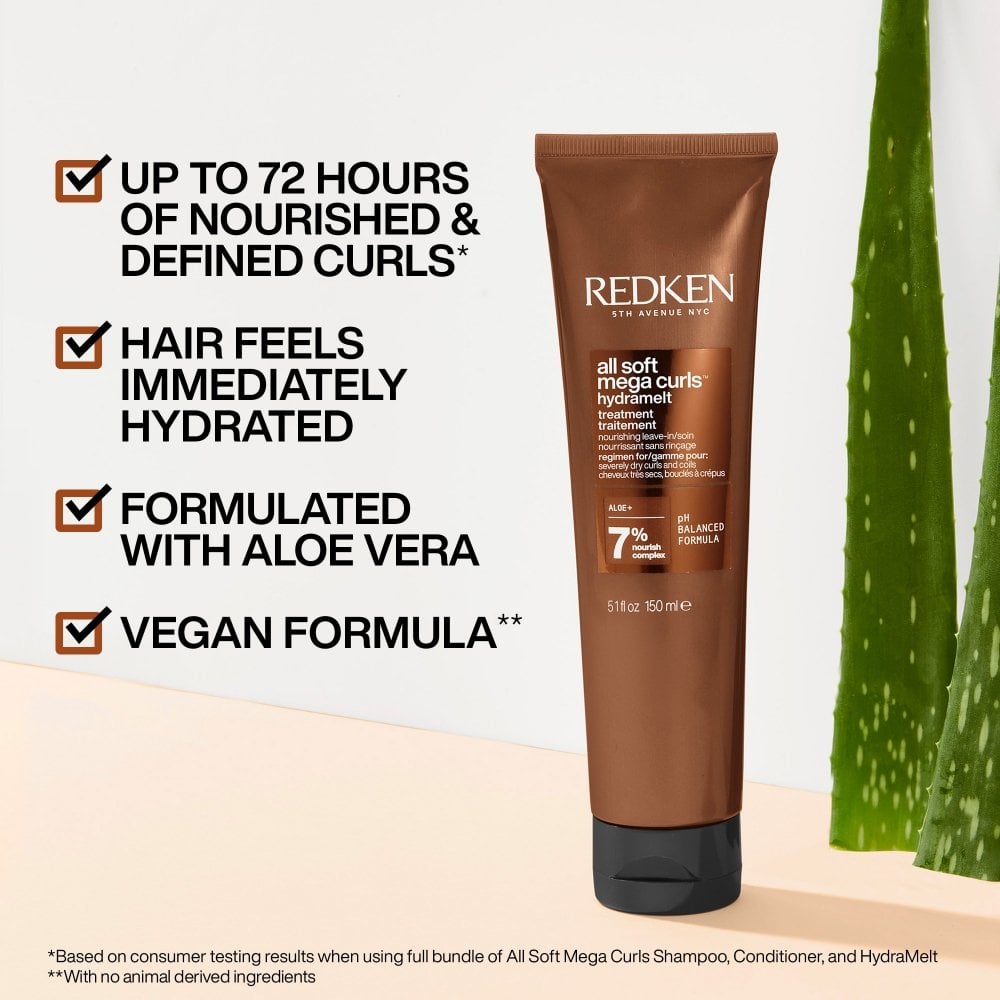 Redken All Soft Mega Curls HydraMelt Hydrating Leave-In Treatment 150ml