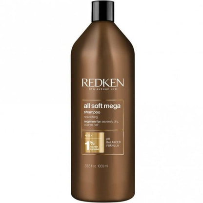 Redken All Soft Mega Curls Hydrating Shampoo & Conditioner Twin 2 x 1000ml