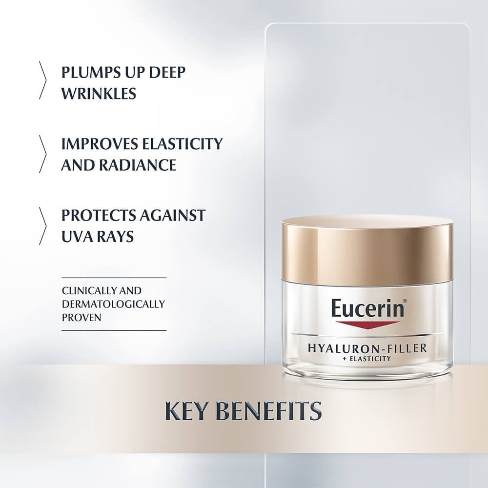 Eucerin Anti-Age Hyaluron Filler & Elasticity Day Cream SPF15 50ml