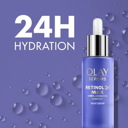 Olay Retinol 24 Max Night Serum with +40% Glycerin 40ml