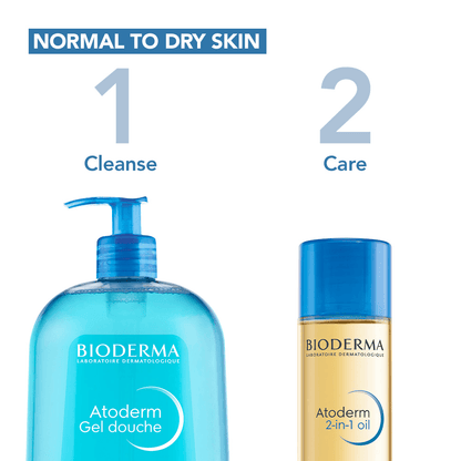 Bioderma Atoderm 2-In-1 Ultra Nourishing Dry Body Oil 150ml