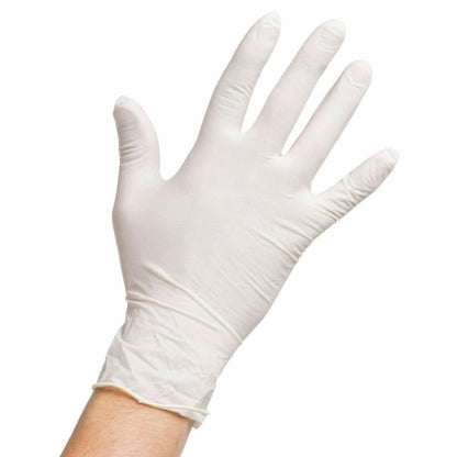 Aurelia Vibrant Latex Powder Free Examination Gloves Large 100x