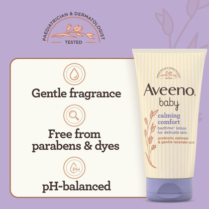 Aveeno Baby Calming Comfort Bedtime Bath & Wash 250ml