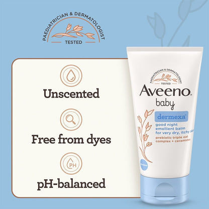 Aveeno Baby Dermexa Good Night Emollient Balm 75ml