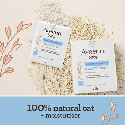 Aveeno Baby Soothing Oat Bath Soak 5 x 21g Sachets
