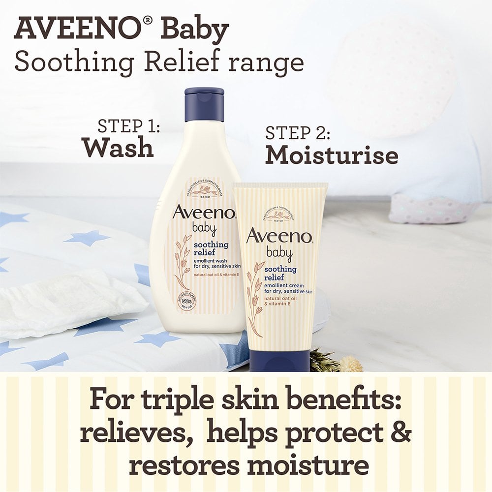 Aveeno Baby Soothing Relief Emollient Cream 150ml