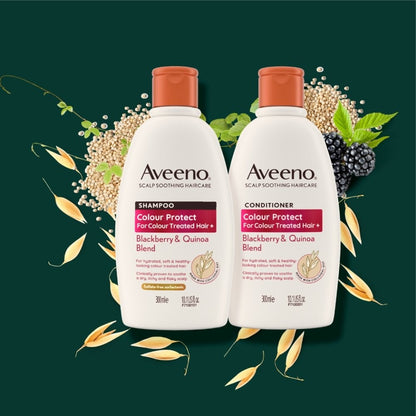 Aveeno Colour Protect+ Blackberry & Quinoa Blend Shampoo 300ml