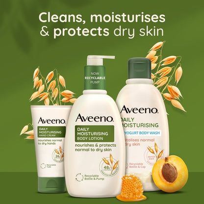 Aveeno Daily Moisturising Yogurt Body Wash Apricot & Honey 300ml