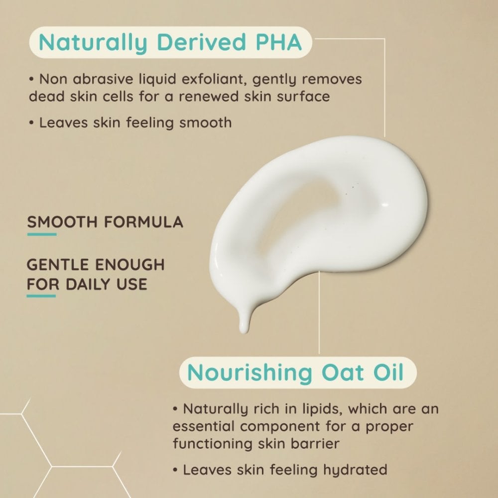 Aveeno Face Calm+ Restore Gentle PHA Exfoliating Cleanser 150ml