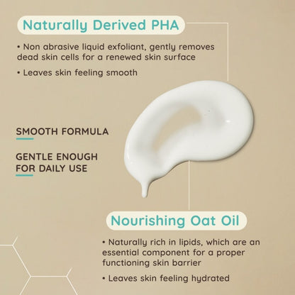 Aveeno Face Calm+ Restore Gentle PHA Exfoliating Cleanser 150ml