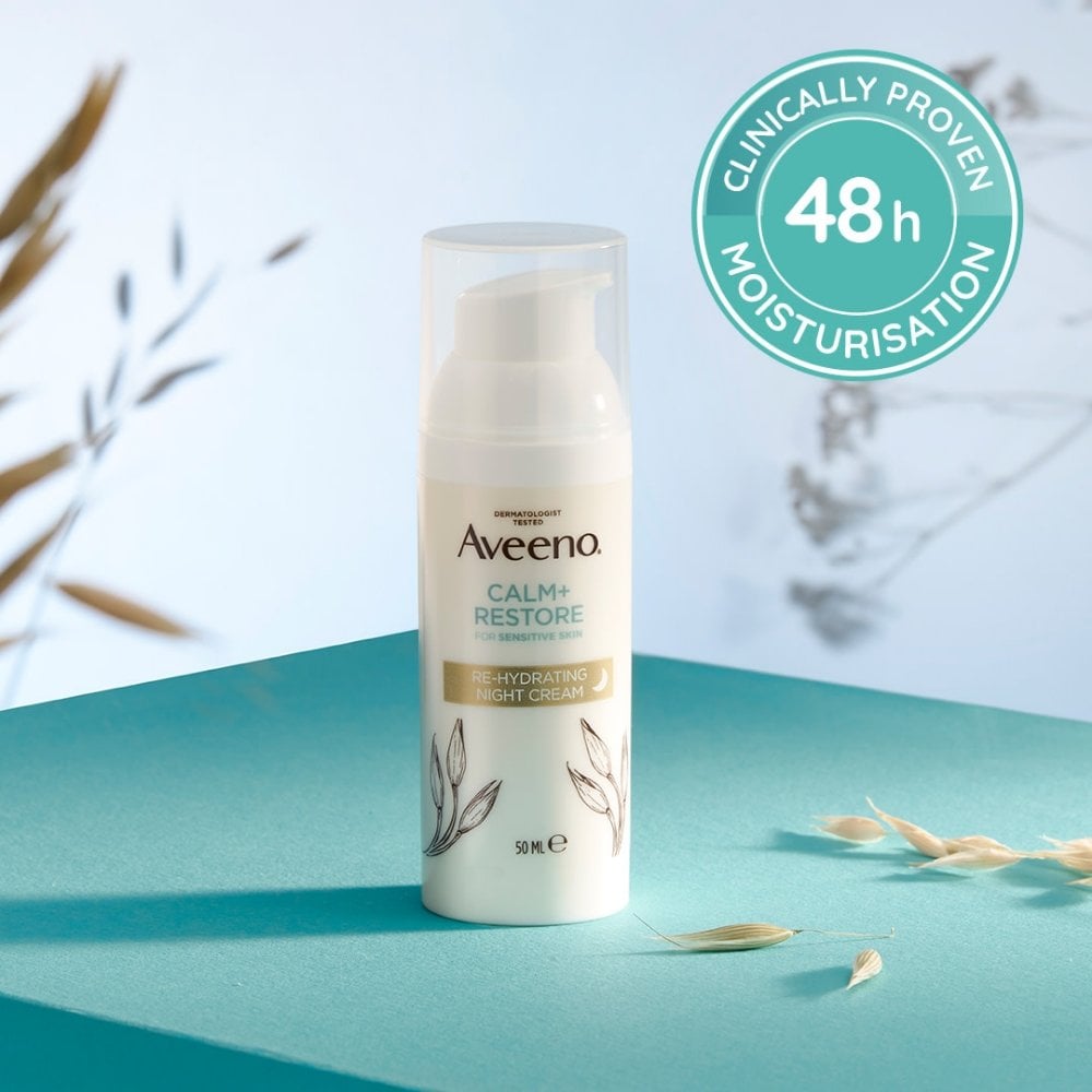 Aveeno Face Calm+ Restore Re-Hydrating Night Cream 50ml