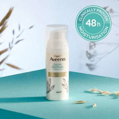 Aveeno Face Calm+ Restore Re-Hydrating Night Cream 50ml
